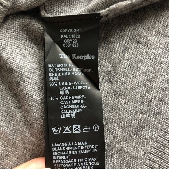 NWT The Kooples Cashmere and Wool Blend Sweater - Picture 8 of 8